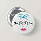 Badge Rond 5 Cm Bouton spa JOUR (Devant & derrière)
