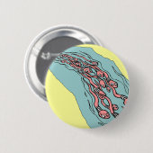 Badge Rond 5 Cm bouton, sperme, hommes (Devant & derrière)