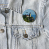 Badge Rond 5 Cm Bouton Split Rock Lighthouse (En situation)