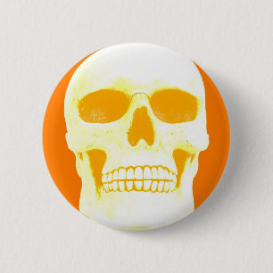 Badge Rond 5 Cm Bouton squelettique