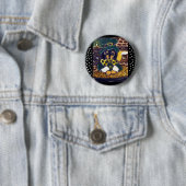 Badge Rond 5 Cm Bouton St. Patty (En situation)