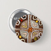 Badge Rond 5 Cm Bouton Style africain (Devant & derrière)