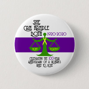 Badge Rond 5 Cm Bouton Suffrage