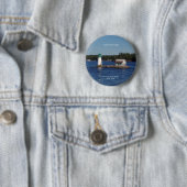 Badge Rond 5 Cm Bouton Sunken Rock Light (En situation)