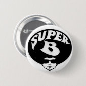 Badge Rond 5 Cm Bouton superbe d'Afro de B (Devant & derrière)