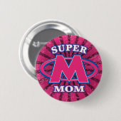 Badge Rond 5 Cm Bouton superbe de maman (Devant & derrière)