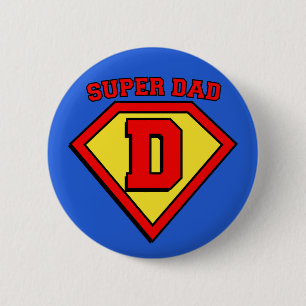 Badge Rond 5 Cm Bouton superbe d'insigne de papa