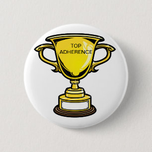 BADGE ROND 5 CM BOUTON SUPÉRIEUR D'ADHÉRENCE