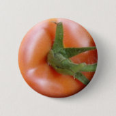 Badge Rond 5 Cm Bouton supérieur de la tomate (Devant)