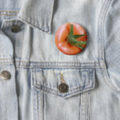 Badge Rond 5 Cm Bouton supérieur de la tomate (En situation)