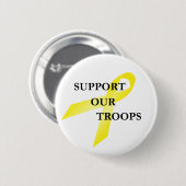 Badge Rond 5 Cm Bouton Support de nos troupes (Devant & derrière)
