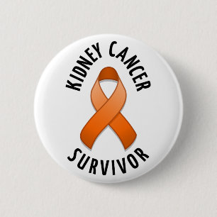 Badge Rond 5 Cm Bouton Survivant du cancer du rein