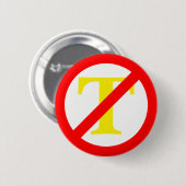 Badge Rond 5 Cm Bouton Symbole anti-Trump (Devant & derrière)