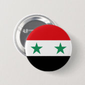 Badge Rond 5 Cm Bouton syrien de drapeau (Devant & derrière)