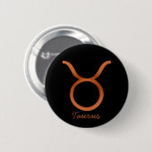 Badge Rond 5 Cm Bouton Taurus (Devant & derrière)