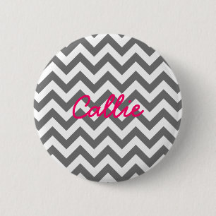 Badge Rond 5 Cm Bouton tendance Chevron