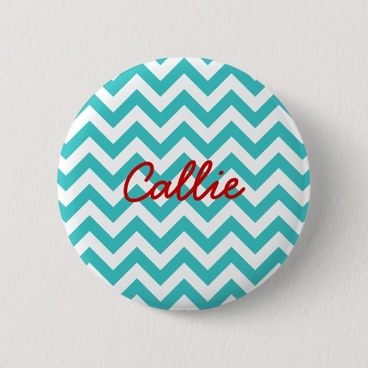 Badge Rond 5 Cm Bouton tendance Chevron (Devant)