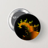 Badge Rond 5 Cm Bouton Tentacle Fractal (Devant & derrière)
