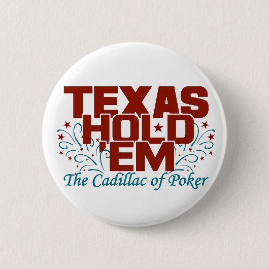 Badge Rond 5 Cm Bouton Texas Hold 'Em (Devant)