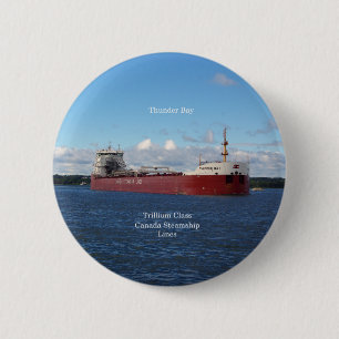 Badge Rond 5 Cm Bouton Thunder Bay
