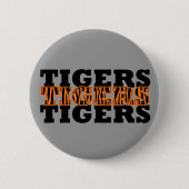 Badge Rond 5 Cm Bouton Tiger (Devant)
