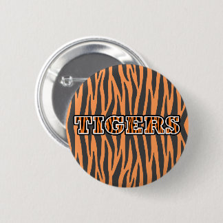 Badge Rond 5 Cm Bouton TIGERS