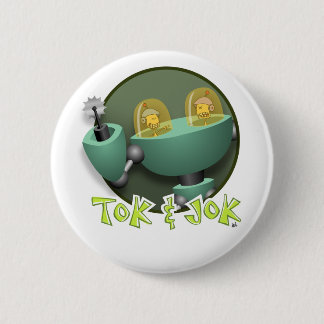 Badge Rond 5 Cm Bouton TokBOT et JokBOT