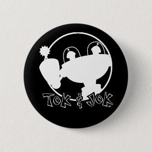 Badge Rond 5 Cm Bouton TokBOT et JokBOT