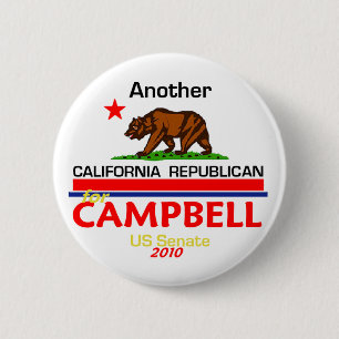 Badge Rond 5 Cm Bouton Tom CAMPBELL 2010