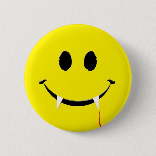 Badge Rond 5 Cm Bouton Toothy de sourire (Devant)
