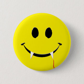 Badge Rond 5 Cm Bouton Toothy de sourire