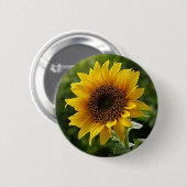 Badge Rond 5 Cm Bouton tournesol (Devant & derrière)