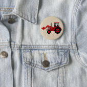 Badge Rond 5 Cm Bouton Tracteur (En situation)