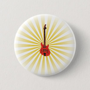Badge Rond 5 Cm Bouton Trey de guitare de Phish