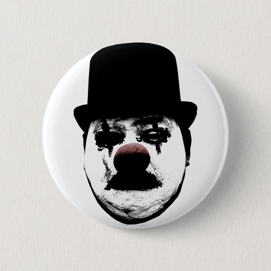 Badge Rond 5 Cm Bouton triste de clown (Devant)