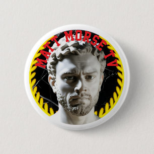Badge Rond 5 Cm Bouton TV Matt Morse