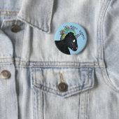 Badge Rond 5 Cm Bouton - Unicorn Magic (En situation)
