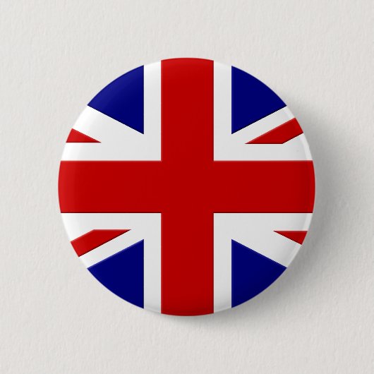 Badge Rond 5 Cm Bouton Union Jack (Devant)
