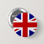 Badge Rond 5 Cm Bouton Union Jack (Devant & derrière)