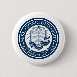 Badge Rond 5 Cm Bouton Université Miskatonique