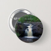 Badge Rond 5 Cm Bouton Upper Amnicon Falls (Devant & derrière)