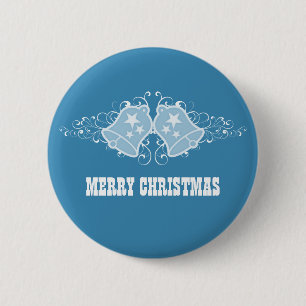 Badge Rond 5 Cm Bouton Vacances et Filles, Bleu