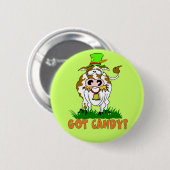 Badge Rond 5 Cm Bouton Vache de bonbon (Devant & derrière)