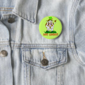 Badge Rond 5 Cm Bouton Vache de bonbon (En situation)