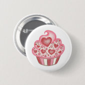 Badge Rond 5 Cm Bouton Valentine (Devant & derrière)