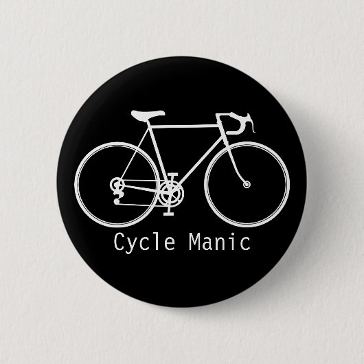Badge Rond 5 Cm Bouton Vélo (Devant)