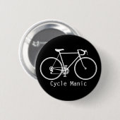 Badge Rond 5 Cm Bouton Vélo (Devant & derrière)