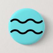 Badge Rond 5 Cm Bouton Verseau (Devant)