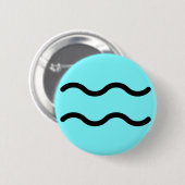 Badge Rond 5 Cm Bouton Verseau (Devant & derrière)