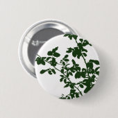 Badge Rond 5 Cm Bouton vert de branches (Devant & derrière)
